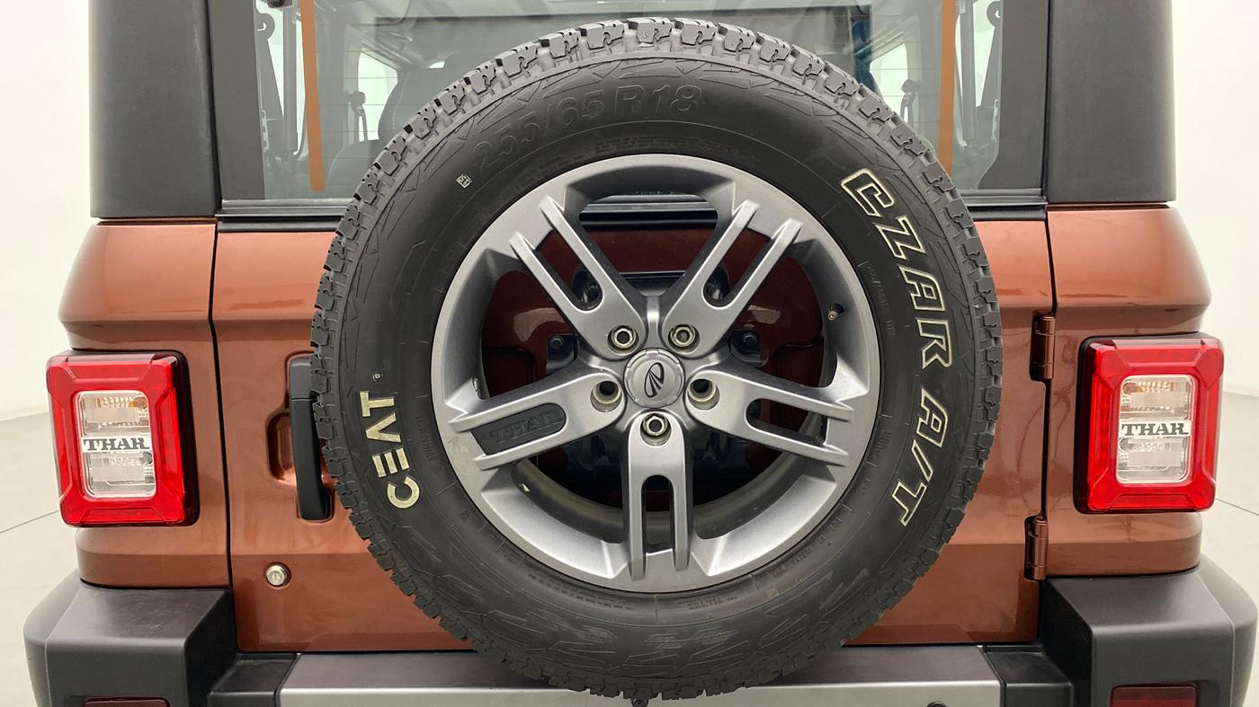 2022 Mahindra Thar LX HT PETROL 4WD MT, Petrol, Manual, 6,721 km, Spare Tyre