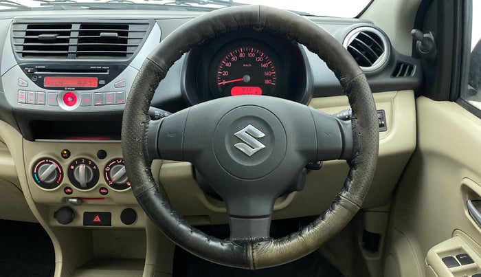 2012 Maruti A Star VXI, Petrol, Manual, 13,093 km, Steering Wheel Close Up
