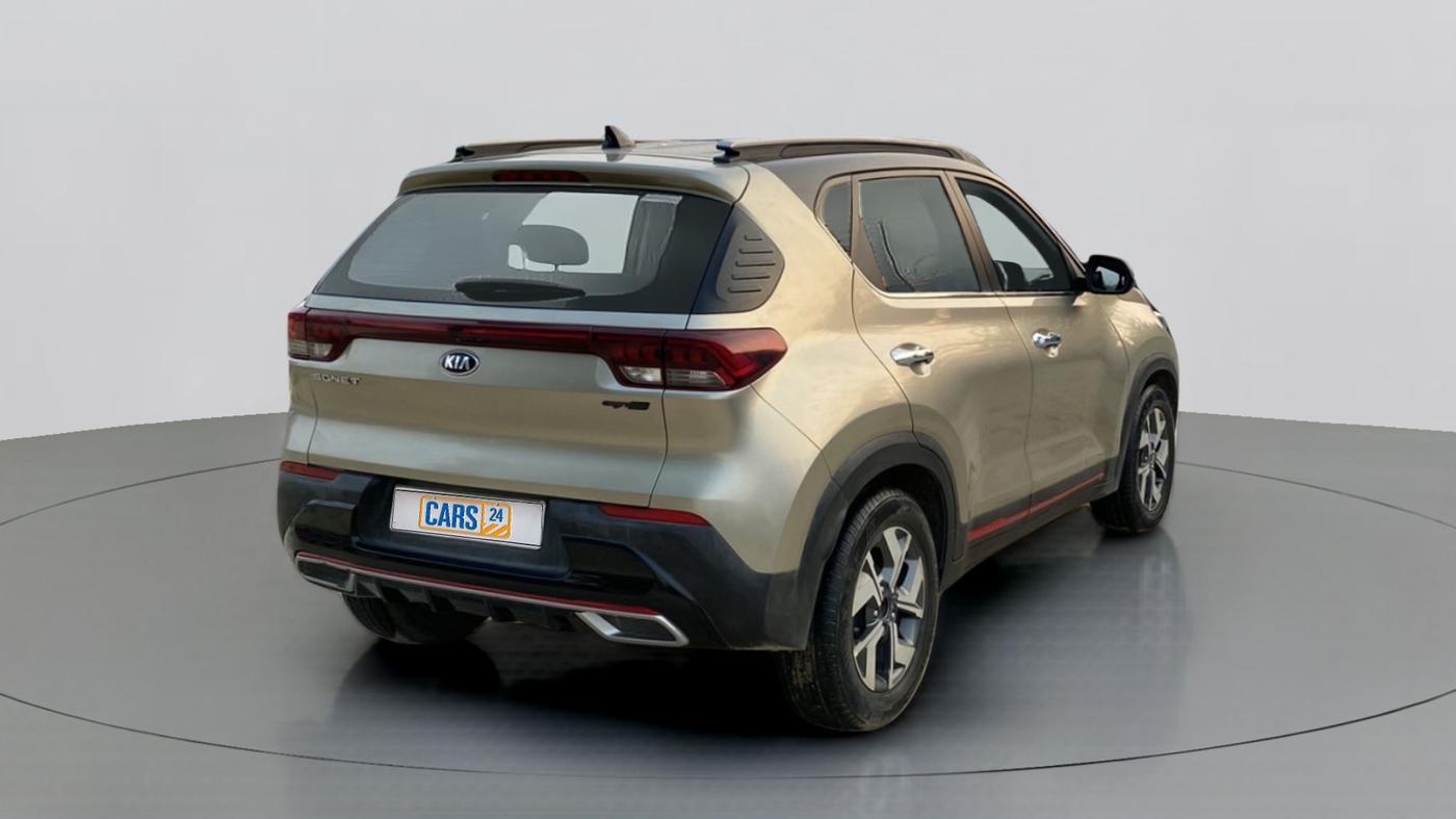 2020 KIA SONET GTX PLUS 1.5, Diesel, Manual, 37,263 km, Right Back Diagonal