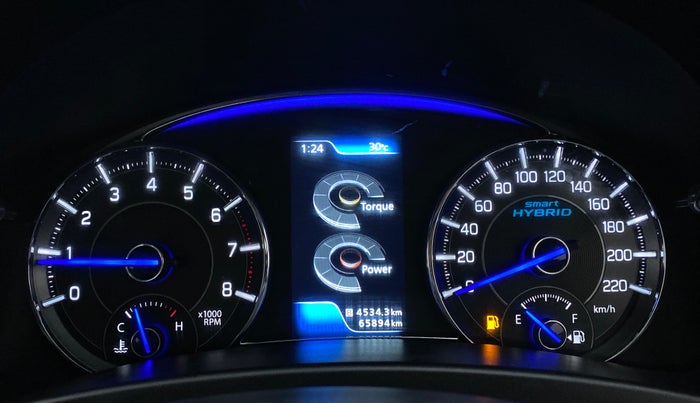 2018 Maruti Ciaz ALPHA 1.5 SHVS PETROL, Petrol, Manual, 65,929 km, Odometer Image