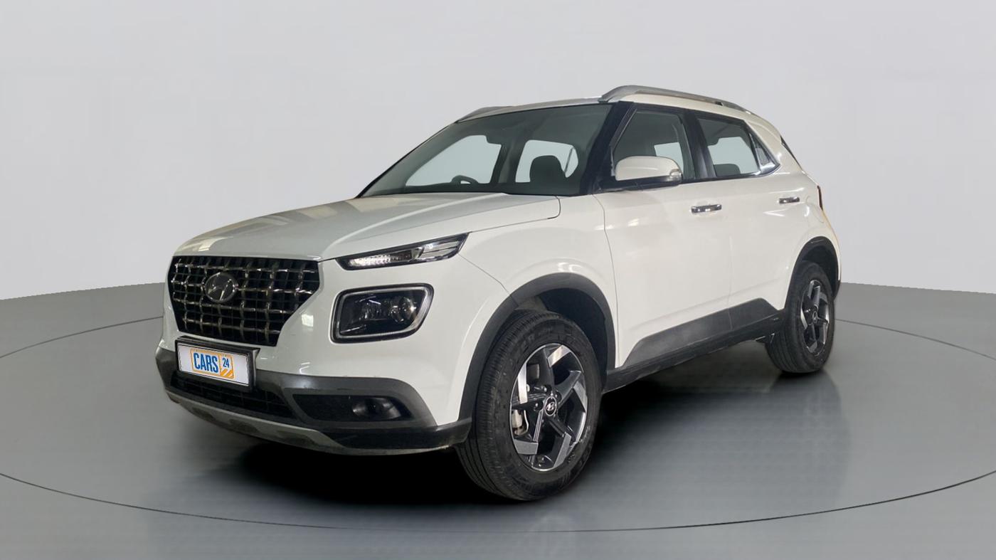 2021 Hyundai VENUE SX 1.0 (O) TURBO, Petrol, Manual, 13,385 km, Left Front Diagonal