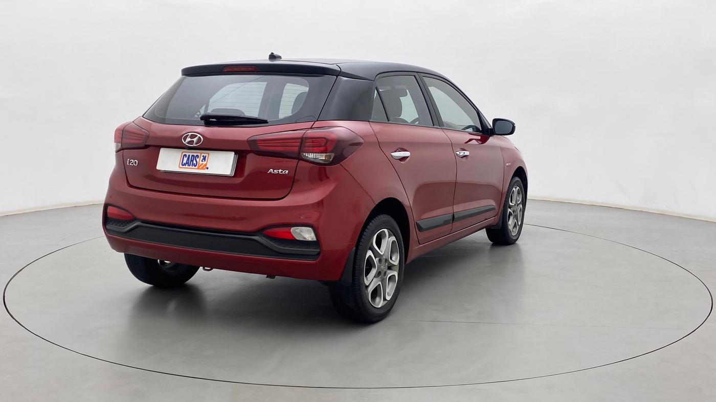 2020 Hyundai Elite i20 ASTA (O) CVT, Petrol, Automatic, 32,184 km, Right Back Diagonal