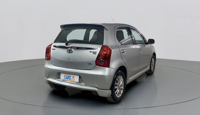 2011 Toyota Etios Liva VX, Petrol, Manual, 89,412 km, Right Back Diagonal