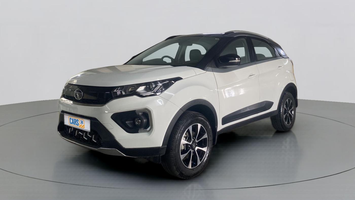 2021 Tata NEXON XZA PLUS (O) PETROL DUAL TONE, Petrol, Automatic, 24,218 km, Left Front Diagonal