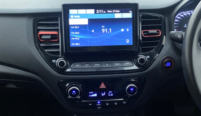 2020 Hyundai Verna SX (O) 1.0 TURBO DCT, Petrol, Automatic, 29,708 km, Air Conditioner