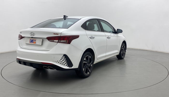 2020 Hyundai Verna SX (O) 1.0 TURBO DCT, Petrol, Automatic, 29,708 km, Right Back Diagonal