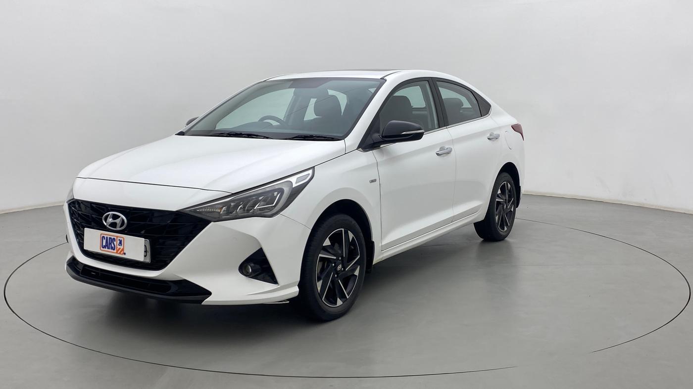 2020 Hyundai Verna SX (O) 1.0 TURBO DCT, Petrol, Automatic, 29,708 km, Left Front Diagonal