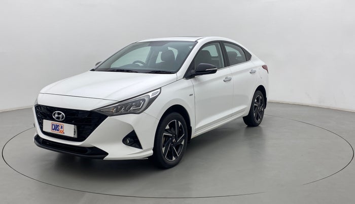 2020 Hyundai Verna SX (O) 1.0 TURBO DCT, Petrol, Automatic, 29,708 km, Left Front Diagonal