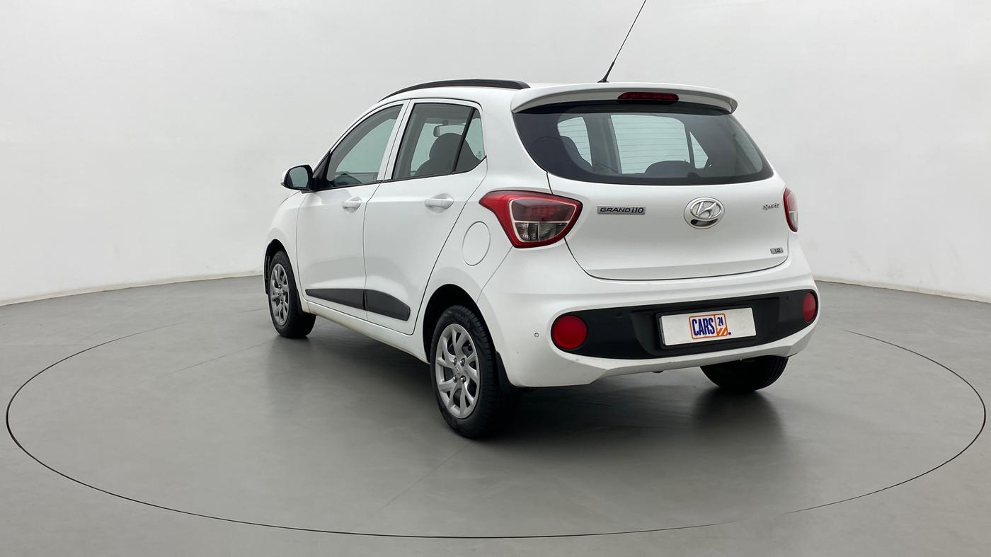 2019 Hyundai Grand i10 SPORTZ 1.2 KAPPA VTVT, Petrol, Manual, 46,622 km, Left Back Diagonal