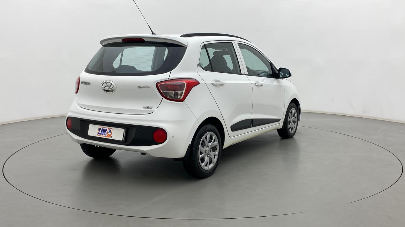 2019 Hyundai Grand i10 SPORTZ 1.2 KAPPA VTVT, Petrol, Manual, 46,622 km, Right Back Diagonal