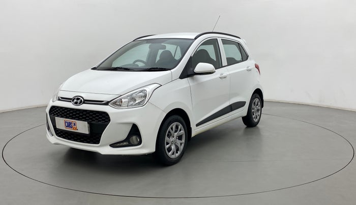 2019 Hyundai Grand i10 SPORTZ 1.2 KAPPA VTVT, Petrol, Manual, 46,622 km, Left Front Diagonal