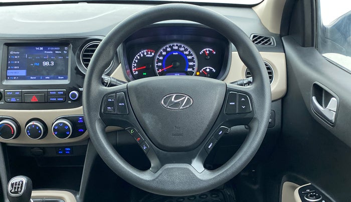 2019 Hyundai Grand i10 SPORTZ 1.2 KAPPA VTVT, Petrol, Manual, 46,622 km, Steering Wheel Close Up