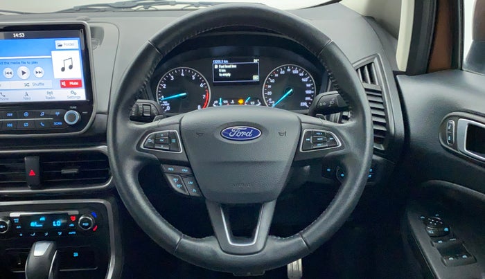 2019 Ford Ecosport TITANIUM + 1.5L PETROL AT, Petrol, Automatic, 13,520 km, Steering Wheel Close Up