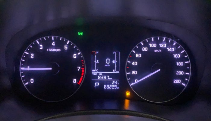 2017 Hyundai Creta SX PLUS AT 1.6 PETROL, Petrol, Automatic, 68,408 km, Odometer Image