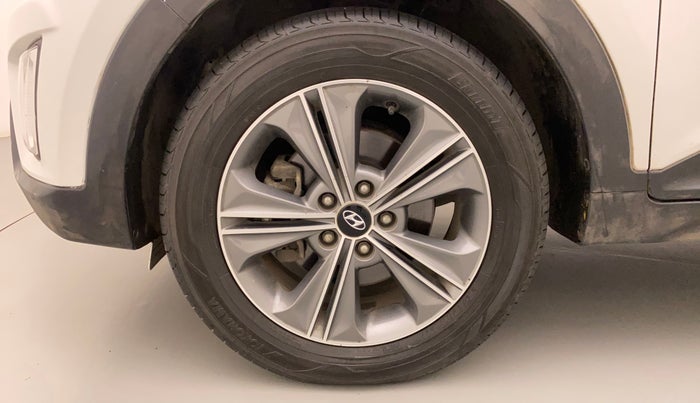 2017 Hyundai Creta SX PLUS AT 1.6 PETROL, Petrol, Automatic, 68,408 km, Left Front Wheel
