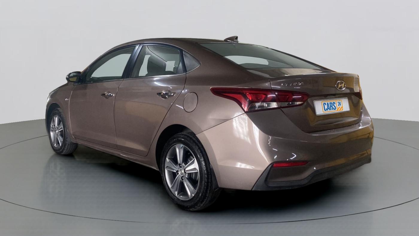 2019 Hyundai Verna 1.6 VTVT SX + AT, Petrol, Automatic, 47,944 km, Left Back Diagonal