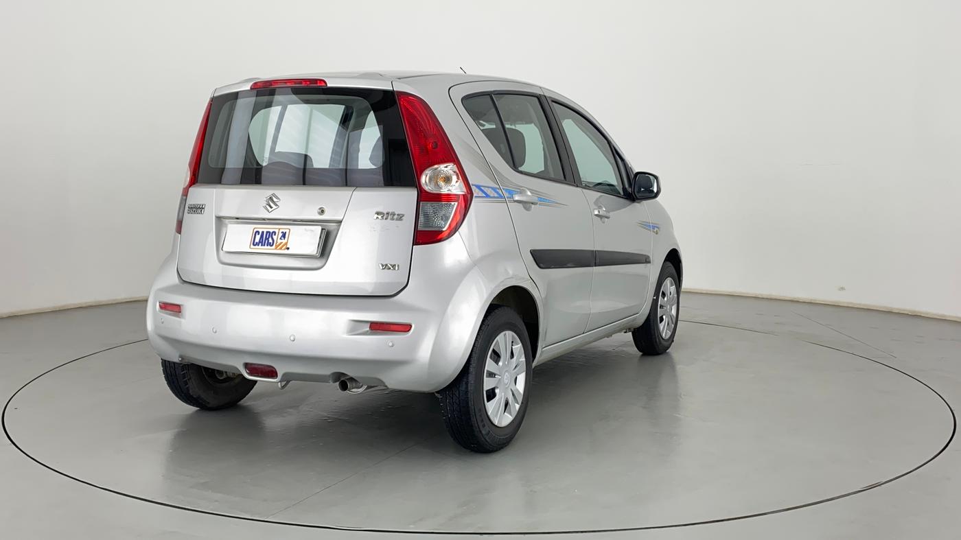 2012 Maruti Ritz VXI, Petrol, Manual, 41,115 km, Right Back Diagonal