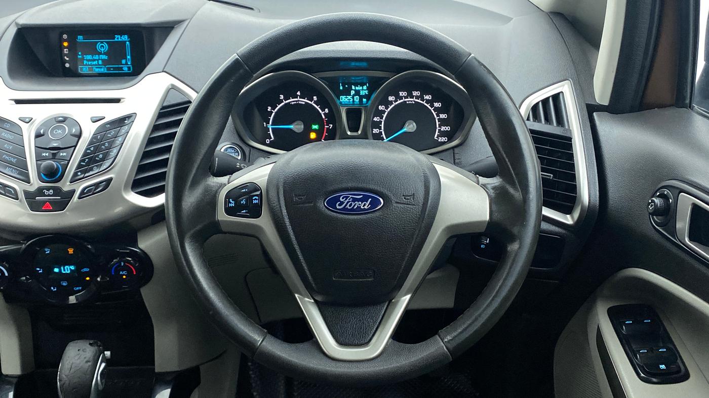 2016 Ford Ecosport TITANIUM 1.5L PETROL AT, Petrol, Automatic, 62,510 km, Steering Wheel Close Up