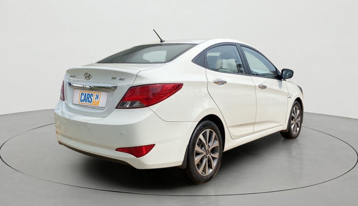 2015 Hyundai Verna FLUIDIC 1.6 CRDI SX AT 4S, Diesel, Automatic, 56,929 km, Right Back Diagonal