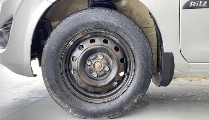 2014 Maruti Ritz VXI, Petrol, Manual, 37,182 km, Left Front Wheel