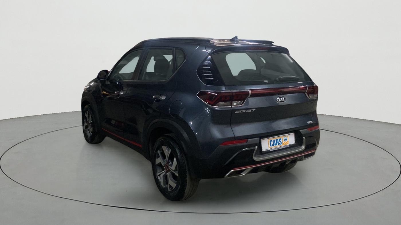 2020 KIA SONET GTX PLUS 1.0 IMT, Petrol, Manual, 14,537 km, Left Back Diagonal