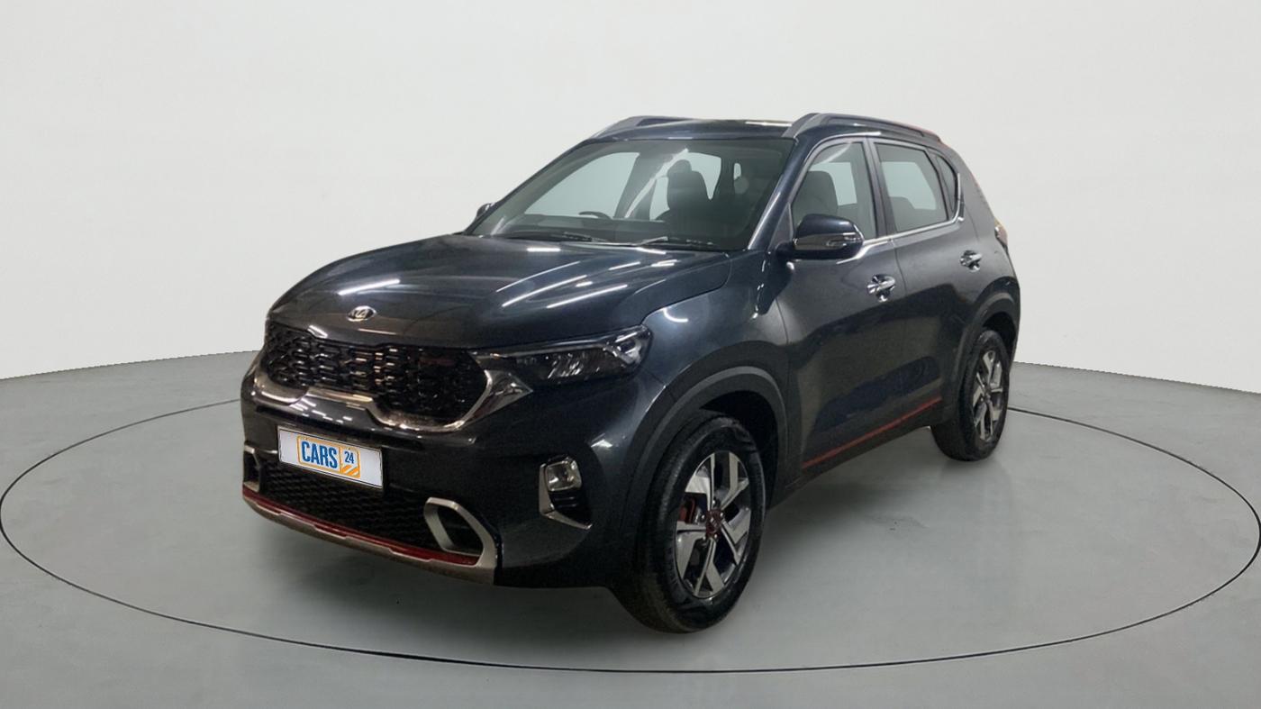 2020 KIA SONET GTX PLUS 1.0 IMT, Petrol, Manual, 14,537 km, Left Front Diagonal
