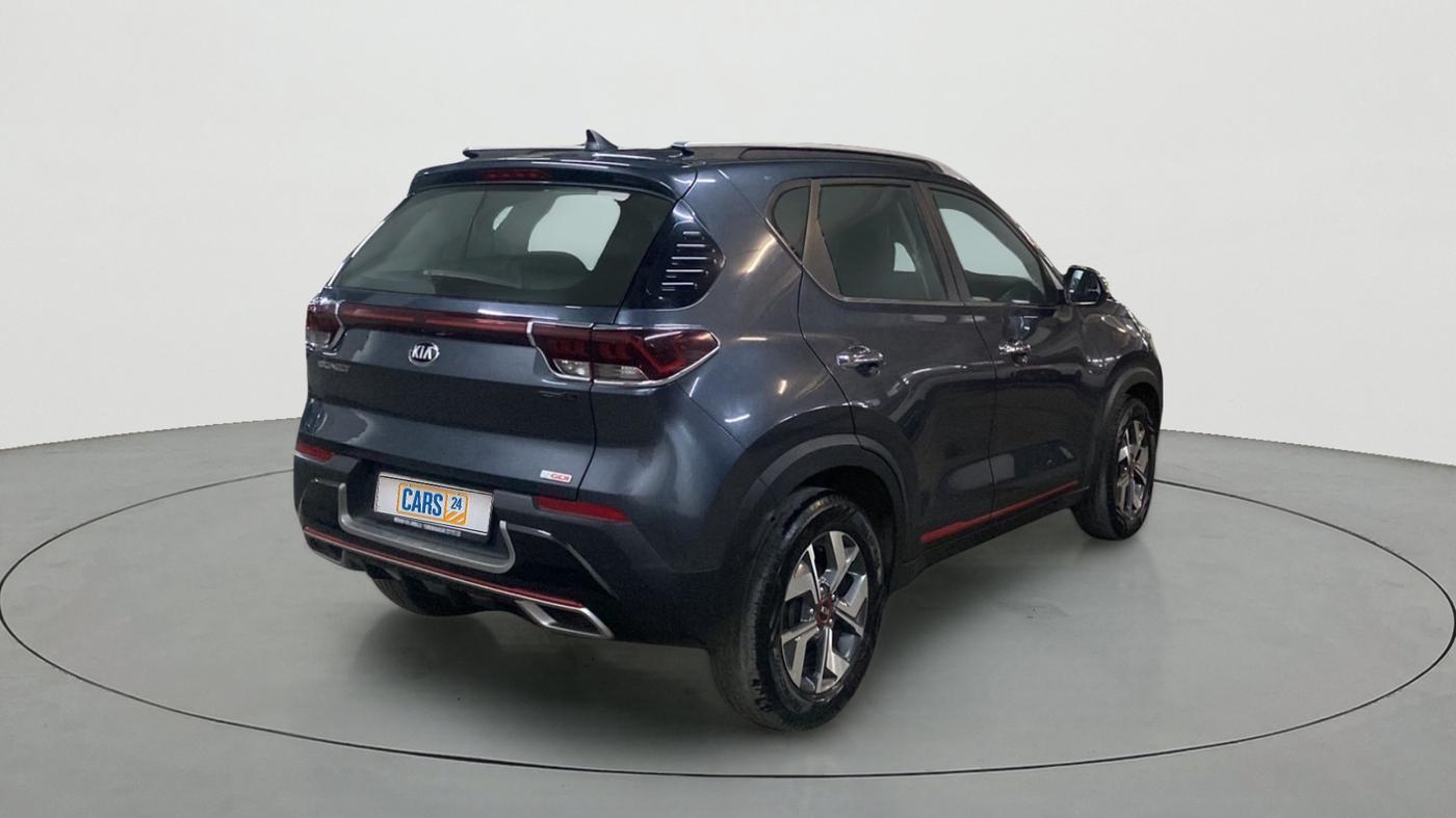 2020 KIA SONET GTX PLUS 1.0 IMT, Petrol, Manual, 14,537 km, Right Back Diagonal
