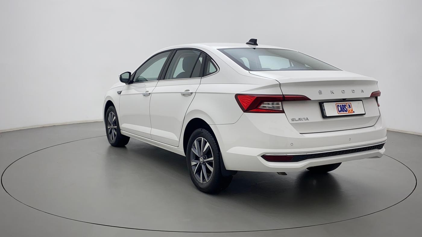 2022 Skoda SLAVIA STYLE 1.0L TSI AT, Petrol, Automatic, 2,125 km, Left Back Diagonal