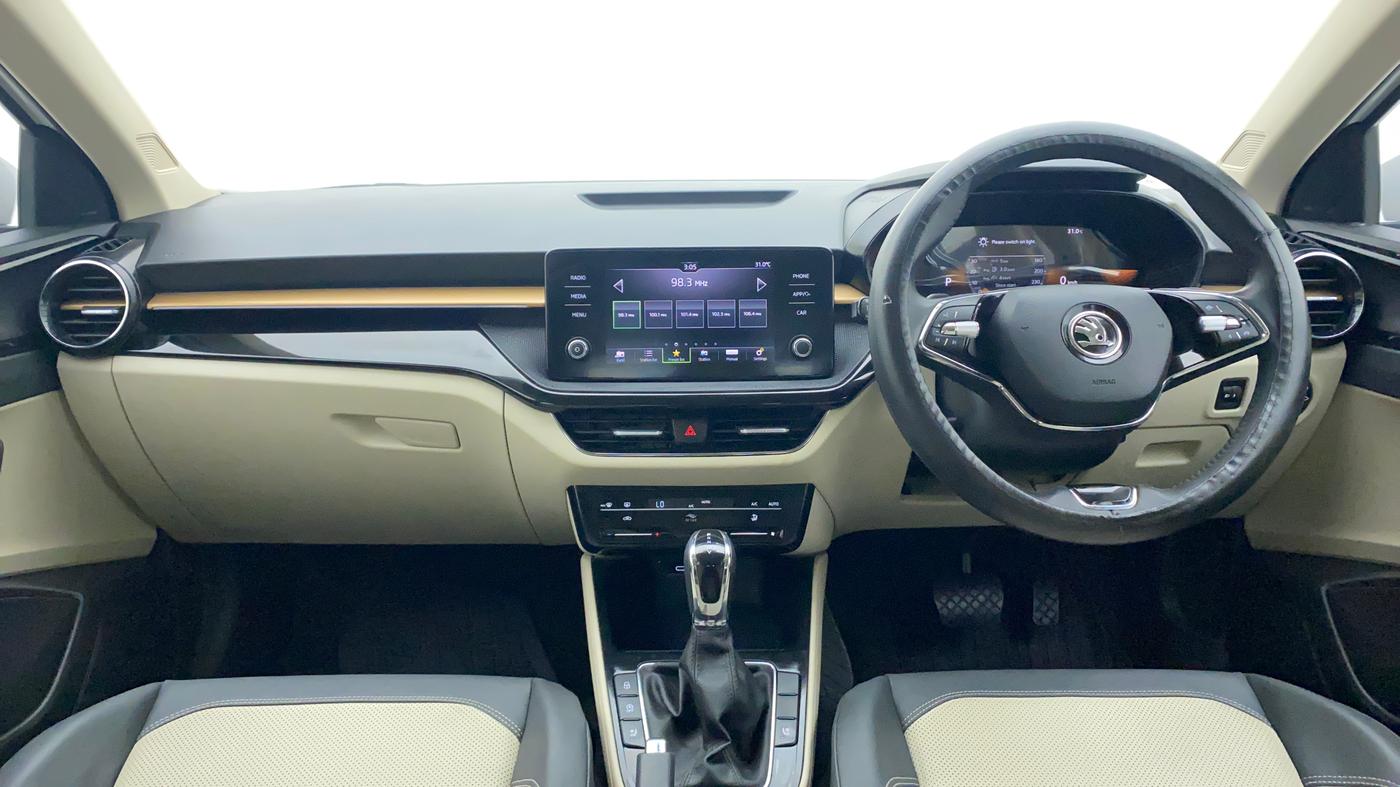 2022 Skoda SLAVIA STYLE 1.0L TSI AT, Petrol, Automatic, 2,125 km, Dashboard