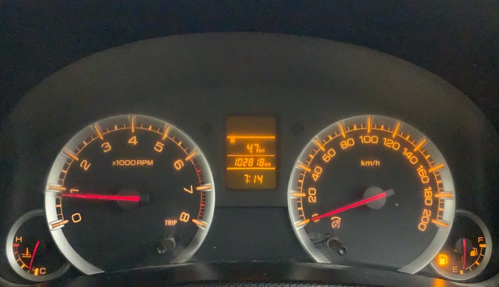 2012 Maruti Swift Dzire VXI, Petrol, Manual, 1,02,958 km, Odometer Image