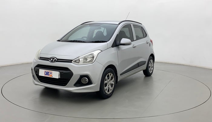 2015 Hyundai Grand i10 SPORTZ 1.2 KAPPA VTVT, Petrol, Manual, 68,443 km, Left Front Diagonal