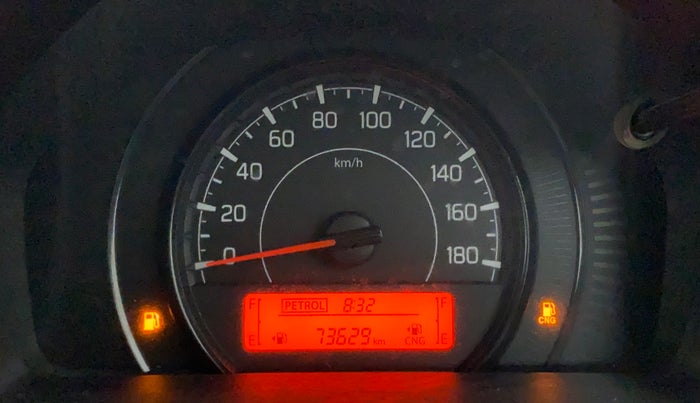 2020 Maruti New Wagon-R LXI CNG 1.0, CNG, Manual, 73,629 km, Odometer Image