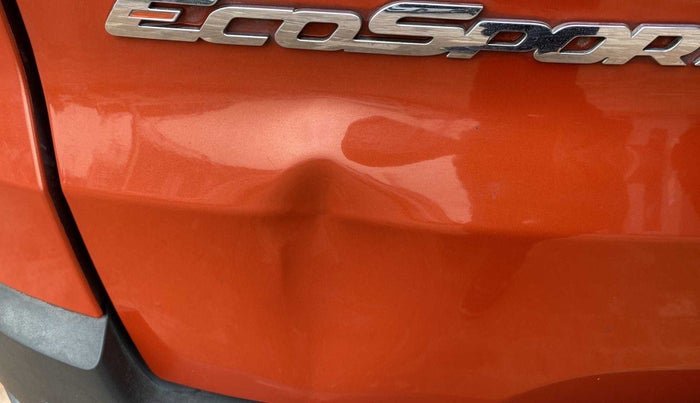 2014 Ford Ecosport AMBIENTE 1.5L DIESEL, Diesel, Manual, 53,888 km, Dicky (Boot door) - Slightly dented