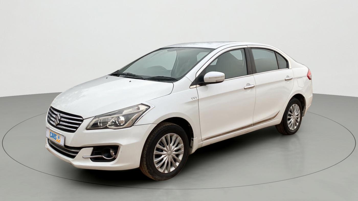 2014 Maruti Ciaz VXI+, Petrol, Manual, 74,102 km, Left Front Diagonal