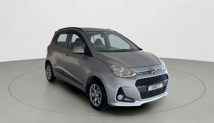 2019 Hyundai Grand i10 SPORTZ 1.2 KAPPA VTVT, Petrol, Manual, 77,363 km, Right Front Diagonal