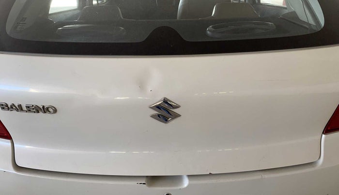 2015 Maruti Baleno SIGMA PETROL 1.2, Petrol, Manual, 53,276 km, Dicky (Boot door) - Slightly dented