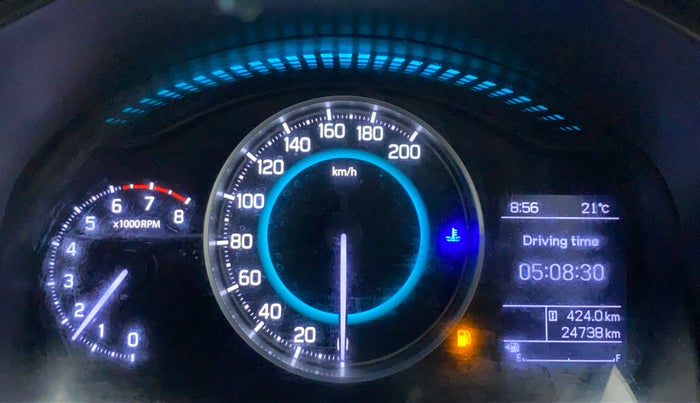 2017 Maruti IGNIS ALPHA 1.2, CNG, Manual, 24,738 km, Odometer Image