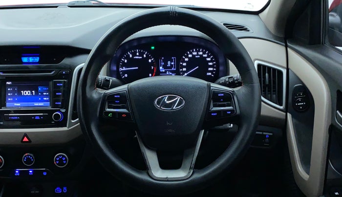 2016 Hyundai Creta S 1.6 PETROL, Petrol, Manual, 50,809 km, Steering Wheel Close Up