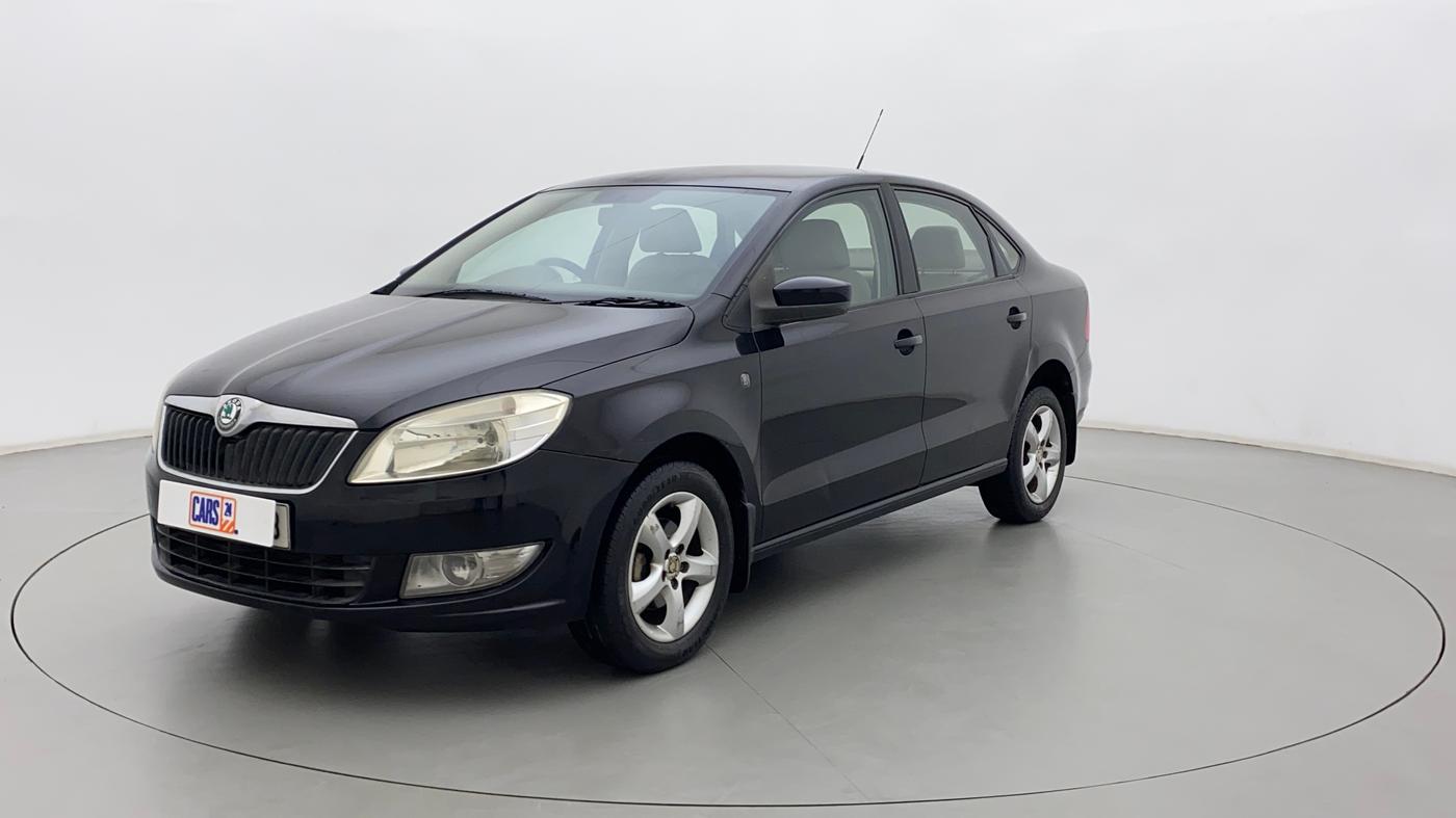 2012 Skoda Rapid ELEGANCE 1.6 MPI MT, Petrol, Manual, 86,695 km, Left Front Diagonal