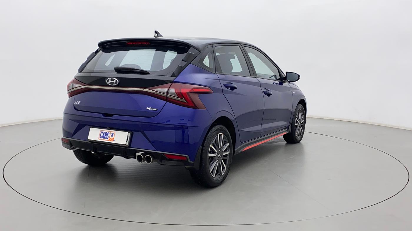 2022 Hyundai NEW I20 N LINE N8 1.0 TURBO GDI DCT DUAL TONE, Petrol, Automatic, 6,840 km, Right Back Diagonal