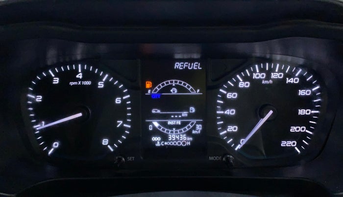 2021 Tata ALTROZ XE PETROL, Petrol, Manual, 39,436 km, Odometer Image