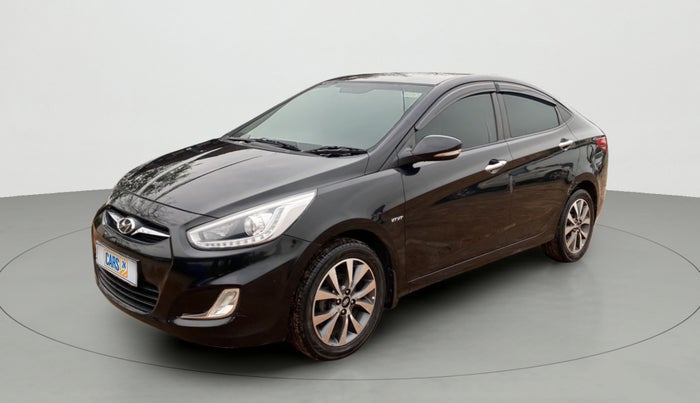 2013 Hyundai Verna FLUIDIC 1.6 VTVT SX AT, Petrol, Automatic, Left Front Diagonal