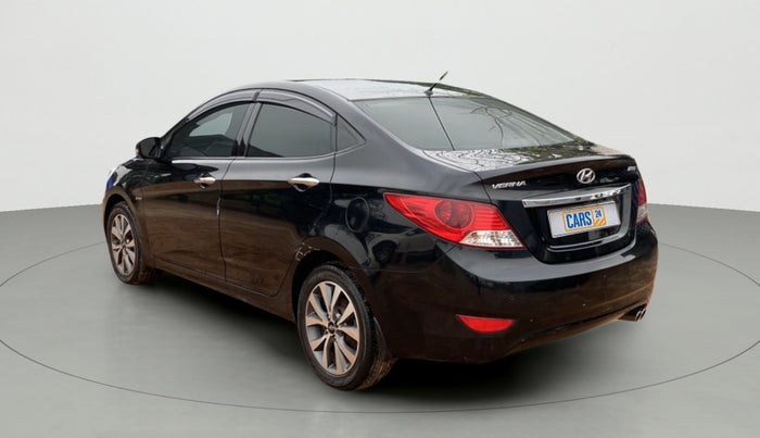 2013 Hyundai Verna FLUIDIC 1.6 VTVT SX AT, Petrol, Automatic, Left Back Diagonal