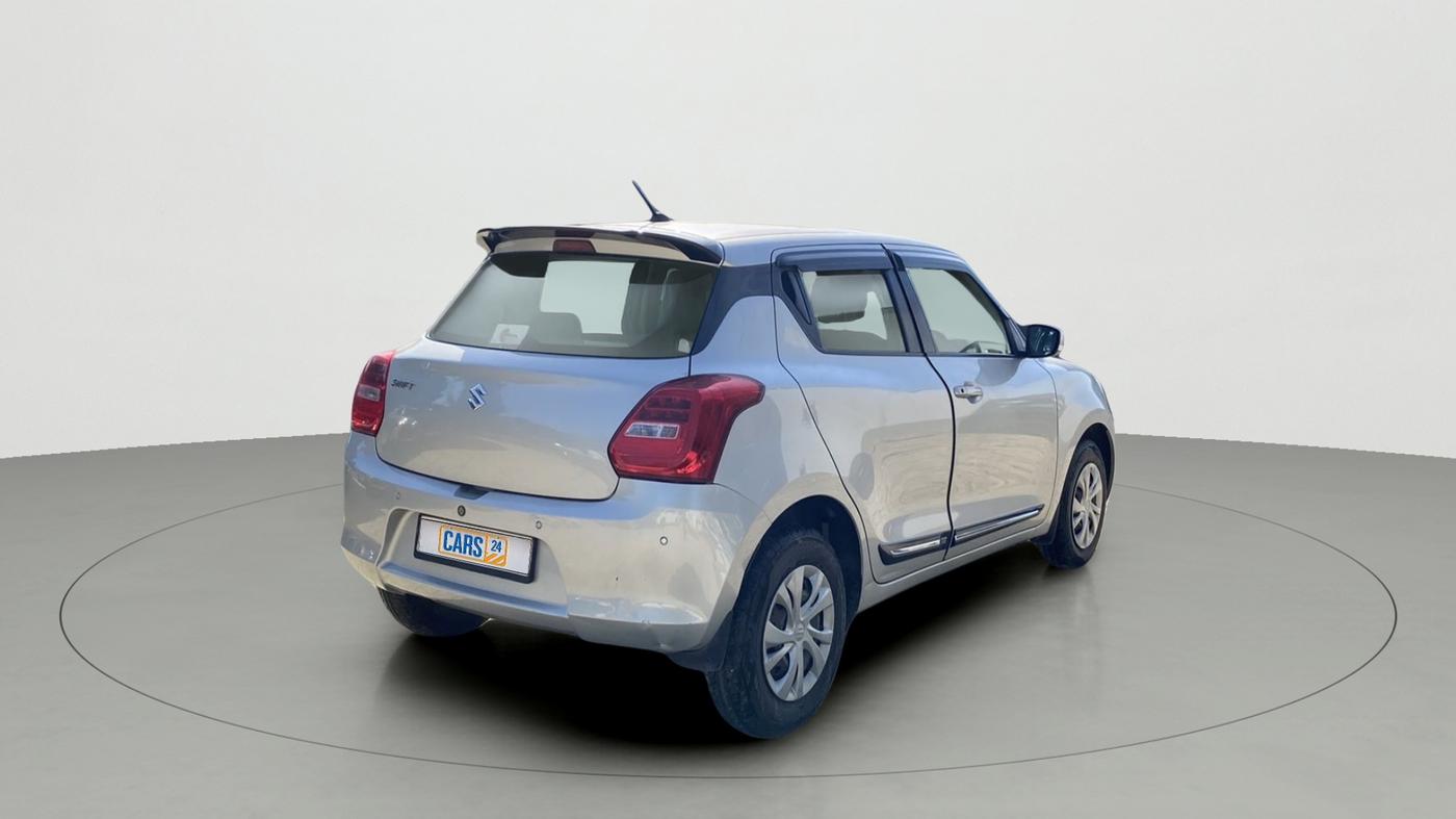 2021 Maruti Swift VXI AMT, Petrol, Automatic, 4,844 km, Right Back Diagonal
