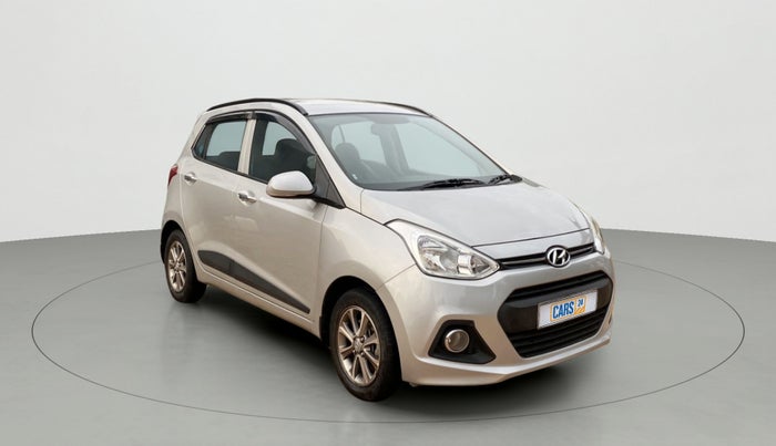 2016 Hyundai Grand i10 ASTA (O) AT 1.2 KAPPA VTVT, Petrol, Automatic, 38,247 km, Right Front Diagonal