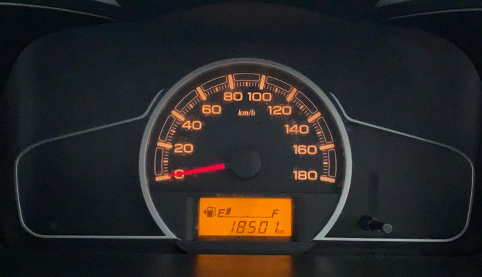 2019 Maruti Alto VXI, Petrol, Manual, 18,501 km, Odometer Image