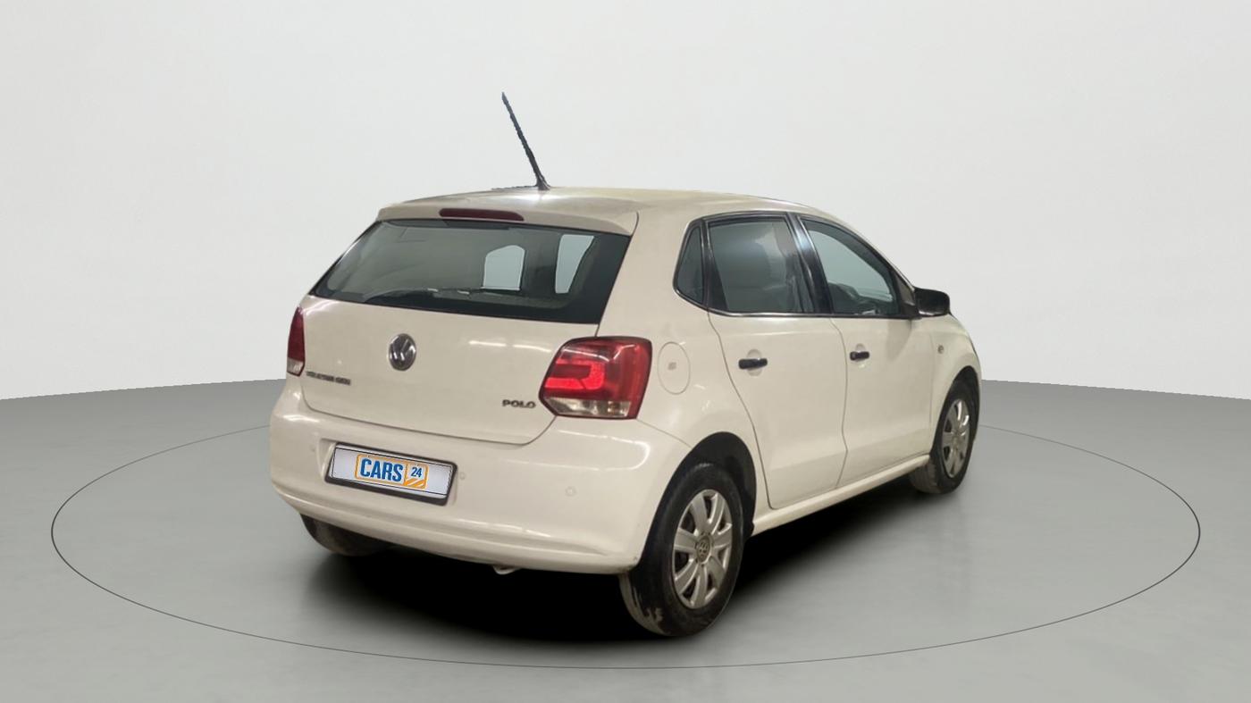 2010 Volkswagen Polo TRENDLINE 1.2L PETROL, Petrol, Manual, 84,049 km, Right Back Diagonal