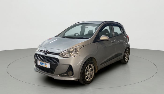 2019 Hyundai Grand i10 SPORTZ 1.2 KAPPA VTVT, Petrol, Manual, 21,682 km, Left Front Diagonal