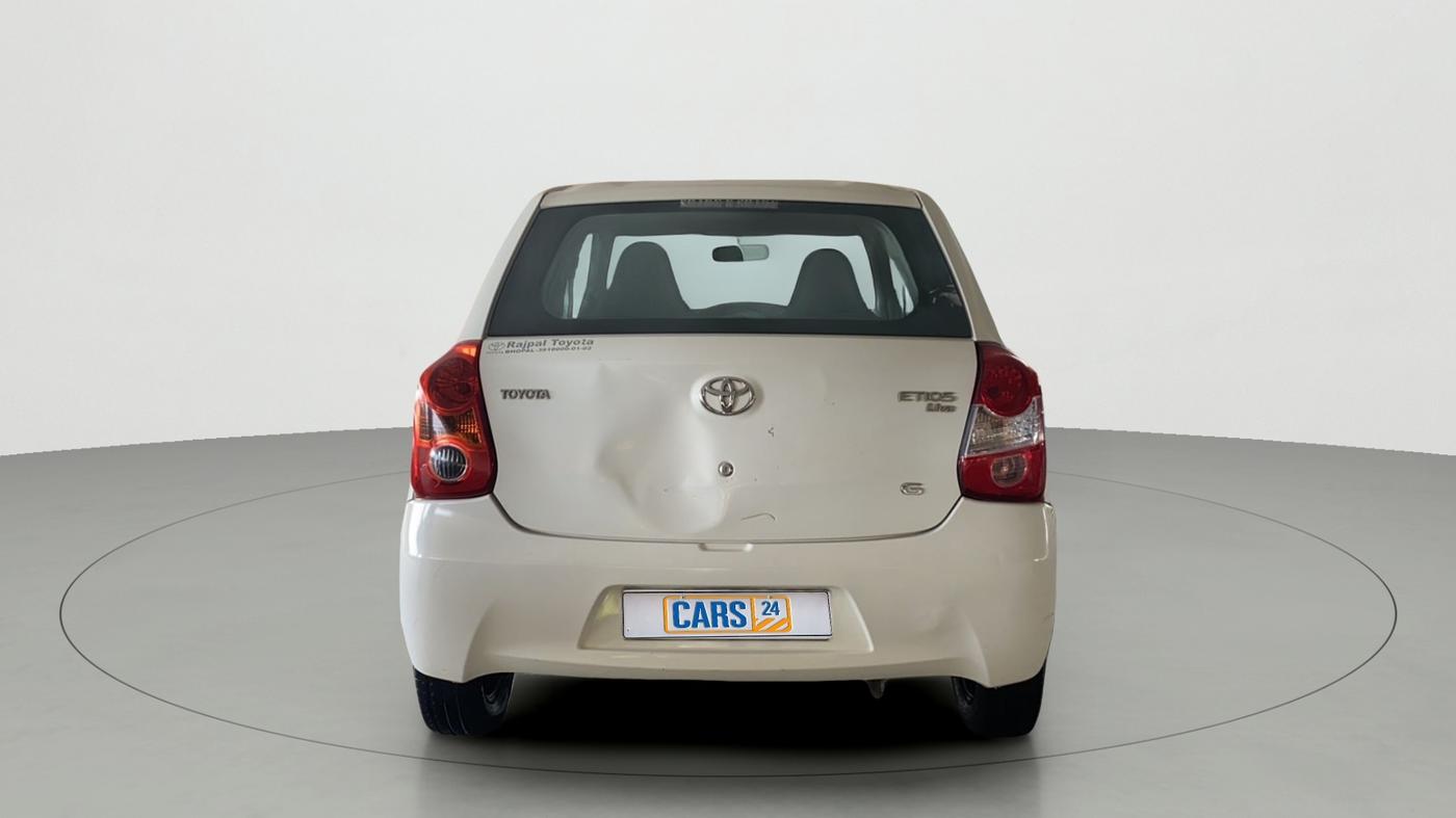 2012 Toyota Etios Liva G, Petrol, Manual, 86,850 km, Back/Rear