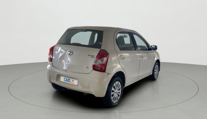 2012 Toyota Etios Liva G, Petrol, Manual, 86,850 km, Right Back Diagonal